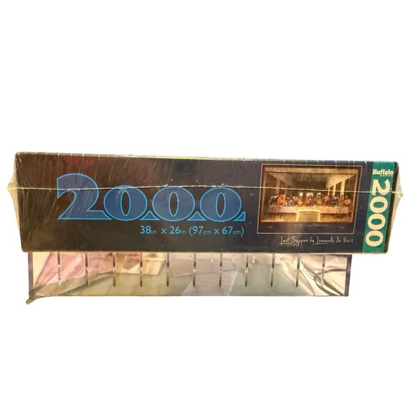 new sealed THE LAST SUPPER Buffalo Games 2000 pcs puzzle Leonardo Da Vinci - Picture 3 of 6